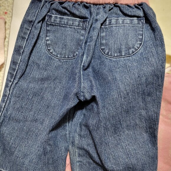Gymboree Vintage Winter Berries Lot. Used 3-6 month denim pants, bodysuit, & hat - Picture 6 of 8